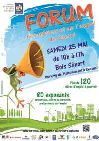 Forum des Métiers et de l'Emploi. Le samedi 25 mai 2013 à Sénart. Seine-et-Marne.  10H00